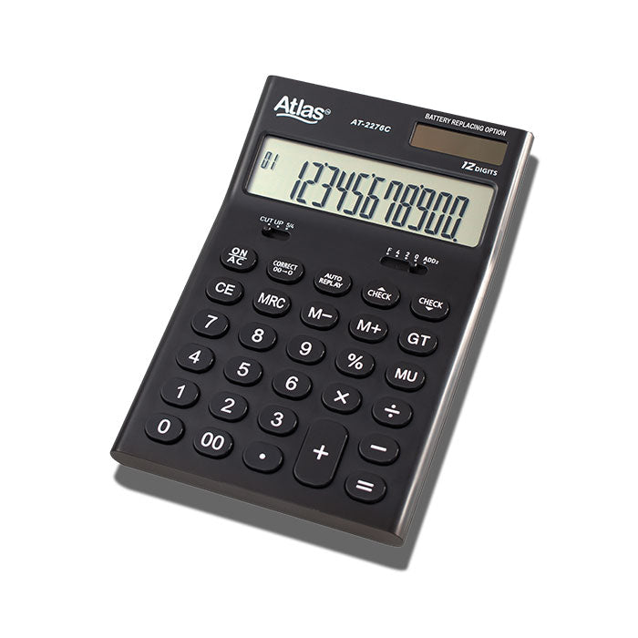 ATLAS Calculator AT2276C - Office & School Desktop Calculator |AFORALL