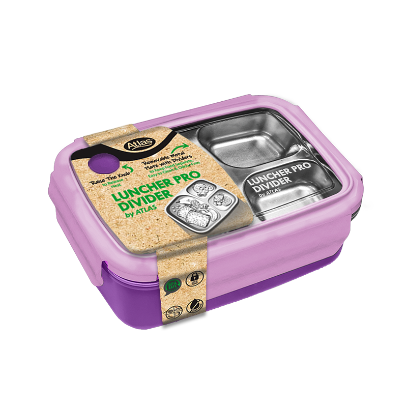 ATLAS Lunch Box Luncher Pro Divider-0018 | Leakproof Food Container |AFORALL