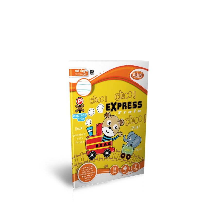 ATLAS A5 Practical Book Five Rule (Grade 2 & 3) 80 Pages | AFORALL