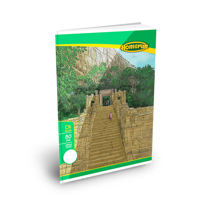 HOMERUN CR (=) Rule Notebook 80 Pages Student Writing Book |AFORALL
