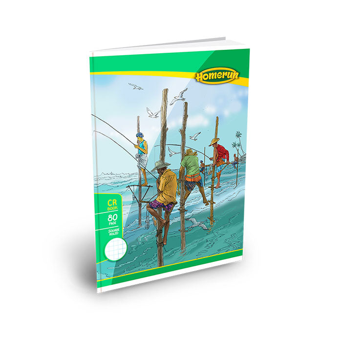 HOMERUN CR Rule Notebook # 80 Pages | Student Writing Book |AFORALL