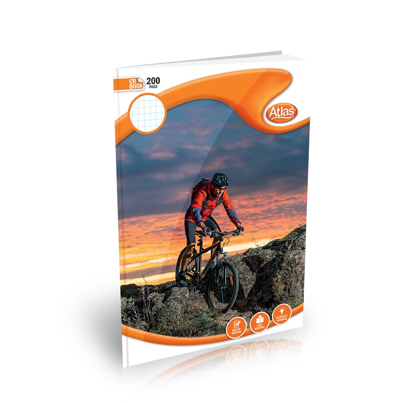 ATLAS A4 Square Ruled Notebook CR 200 Pages Extra Thick Notebook | AFORALL