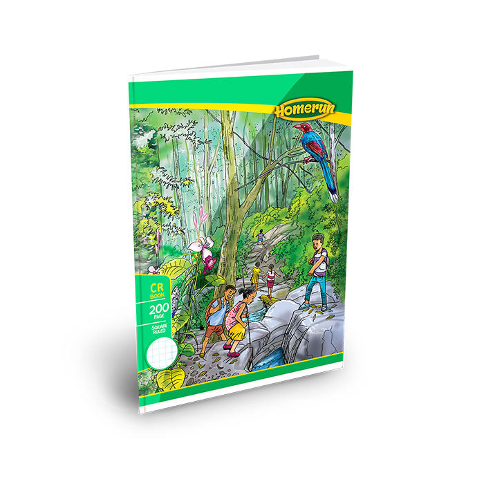 HOMERUN CR (#) Rule Notebook 200 Pages Quality Writing Book |AFORALL