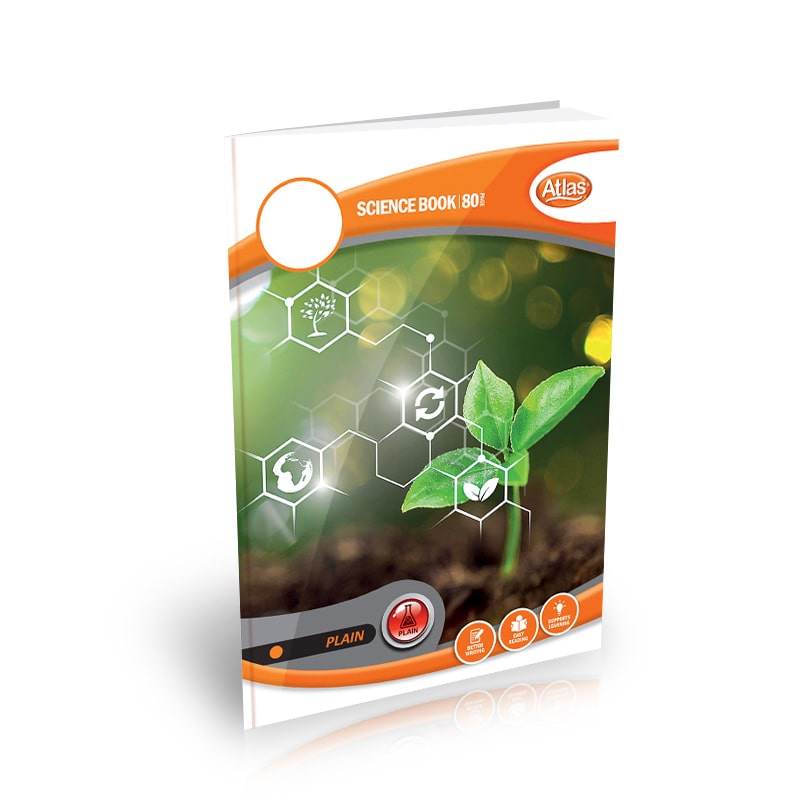 ATLAS A4 Science Book Plain 80 Pages | AFORALL
