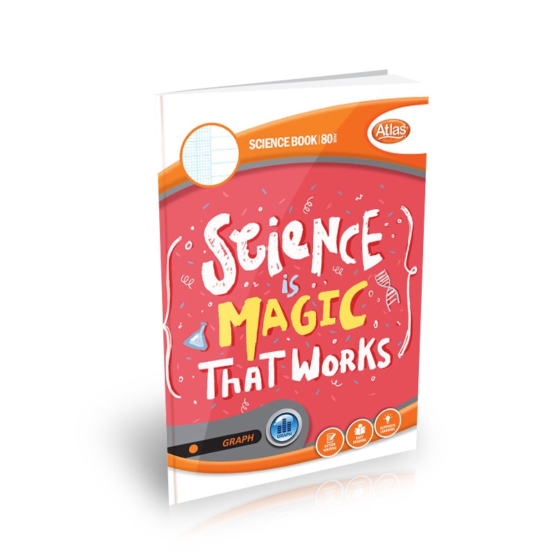 ATLAS A4 Science Book Graph 80 Pages | AFORALL