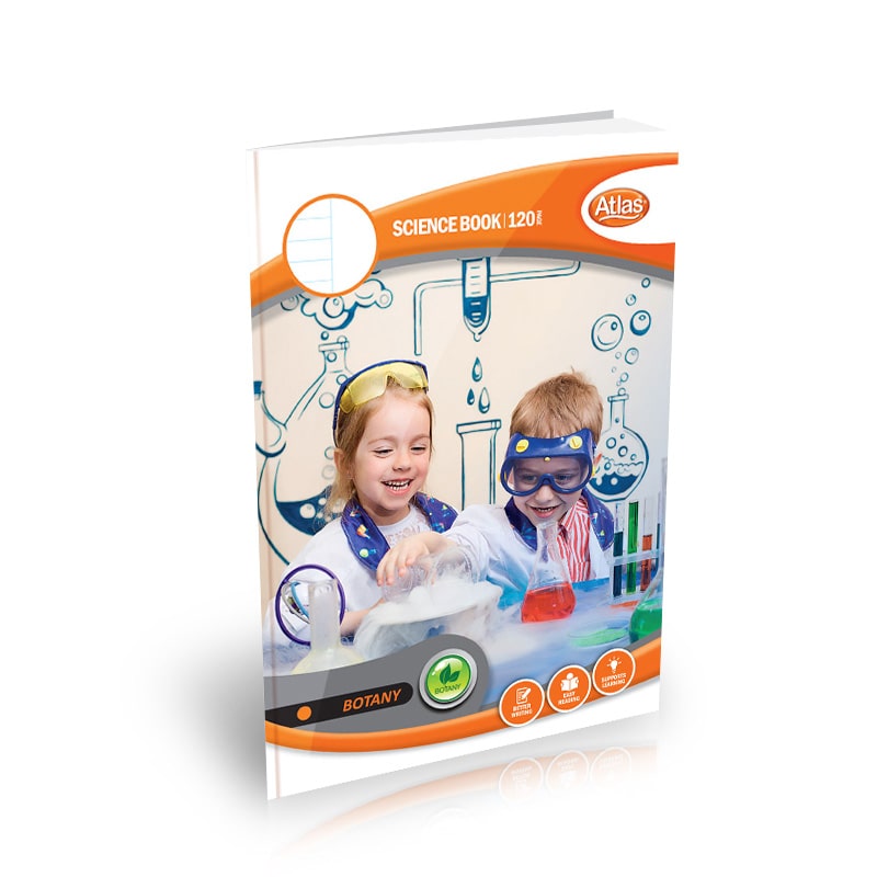 ATLAS A4 Science Book Botany 120 Pages | AFORALL
