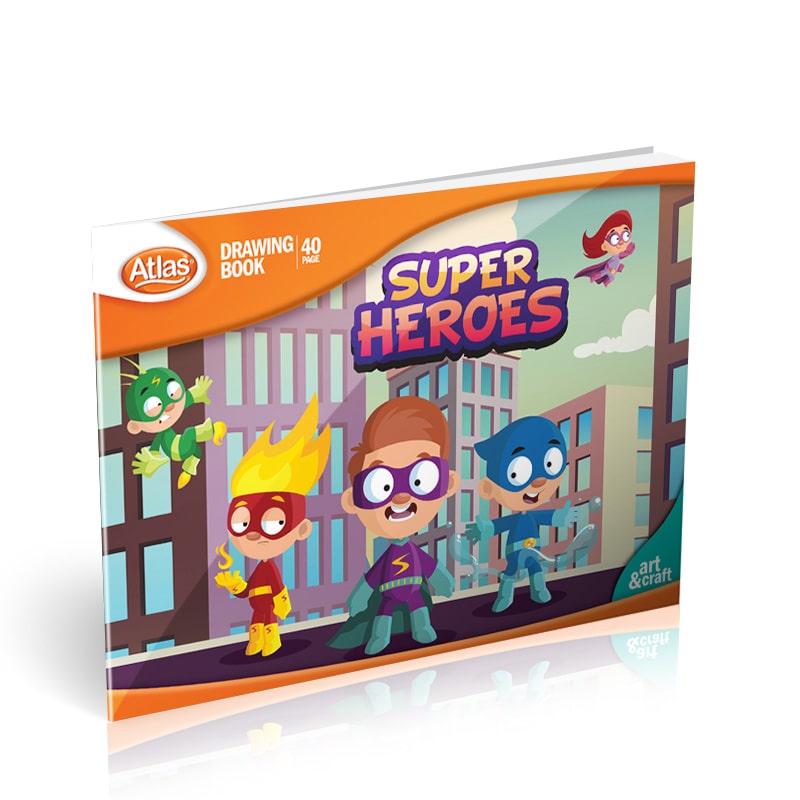 ATLAS A4 Drawing Book Small 40 Pages | AFORALL