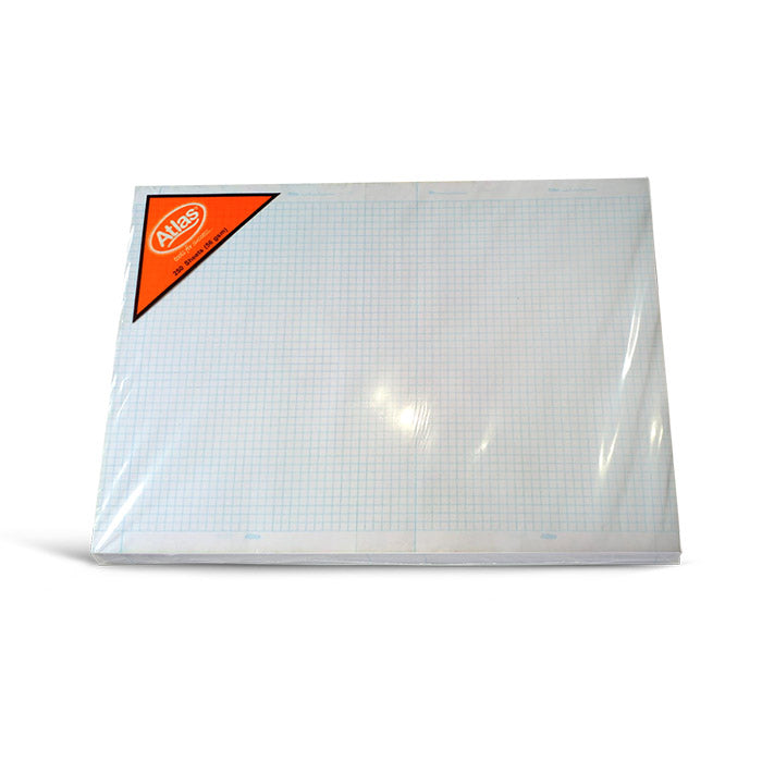 Atlas Foolscap Paper 250 Sheets Square Ruled-Quality Writing Paper |AFORALL