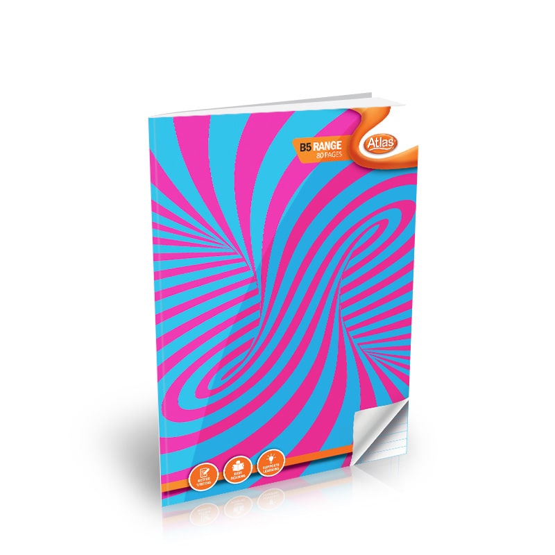 Atlas B5 Square Ruled Book – 80 Pages Notebook | AFORALL