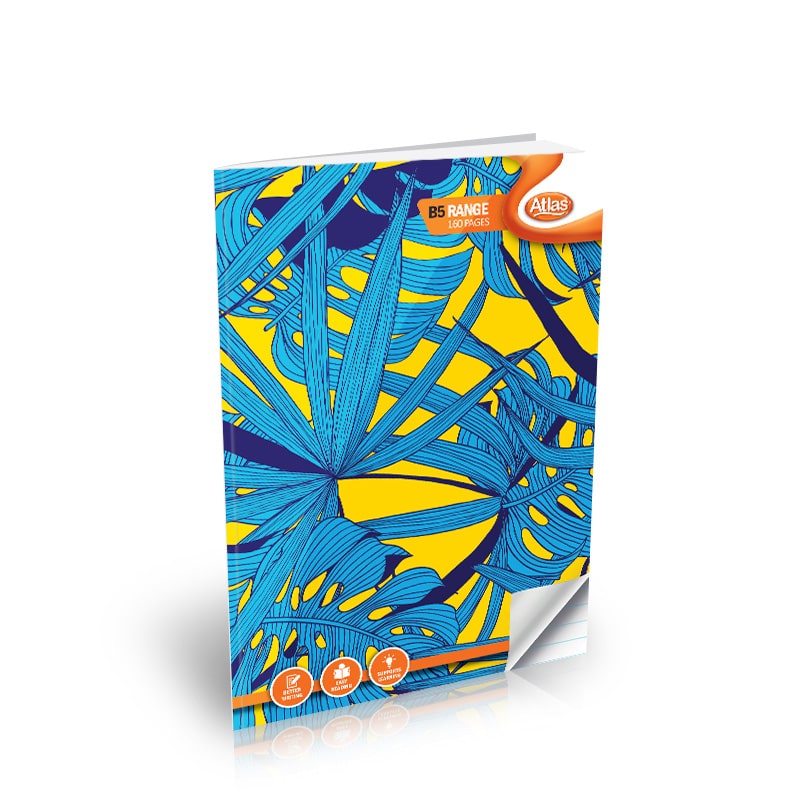 Atlas B5 Book – 160 Pages Single Ruled Notebook | AFORALL