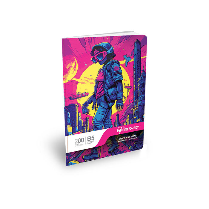 INNOV8 B5 Ruled Notebook 200 Pages Premium Writing Book |AFORALL