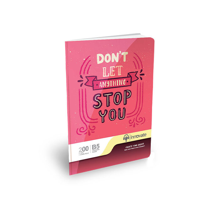 INNOV8 B5 Ruled Notebook 200 Pages (#) Premium Writing Book |AFORALL