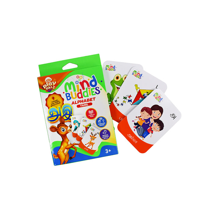 EDUAIDS Flash Card Tamil for Kids Easy Tamil Learning Cards |AFORALL