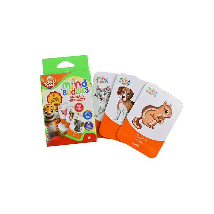 EDUAIDS Animal Flash Cards for Kids-Educational Learning Cards |AFORALL