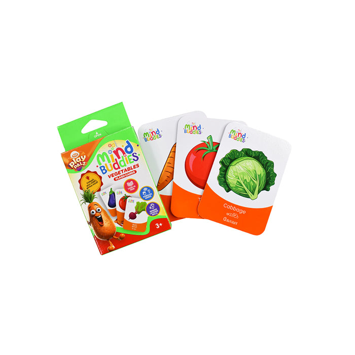 PP EduAids Vegetables Flash Cards for Kids Learning Cards for Preschool |AFORALL