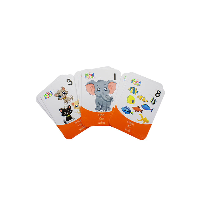 EDUAIDS Number Flash Cards for Kids Early Math Learning Cards |AFORALL