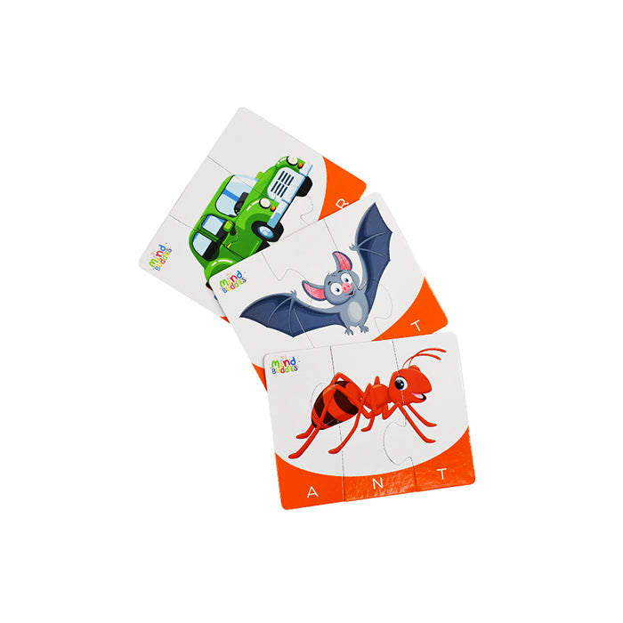 EDUAIDS Puzzle 3 Letter Words English | Kids Word Learning Puzzle |AFORALL