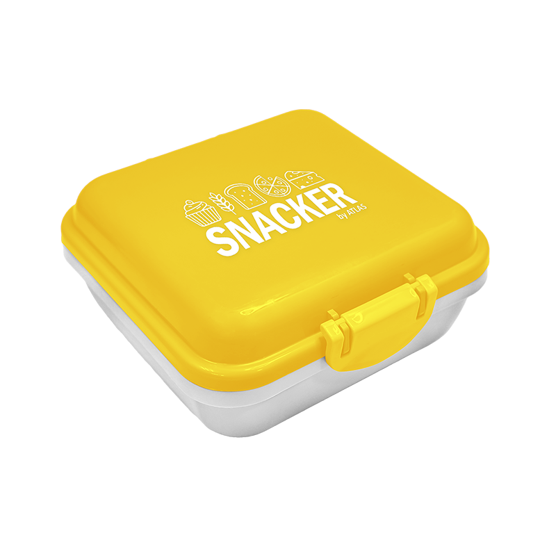 Atlas Lunch Box Snacker-0036 Compact BPA-Free Snack Box |AFORALL