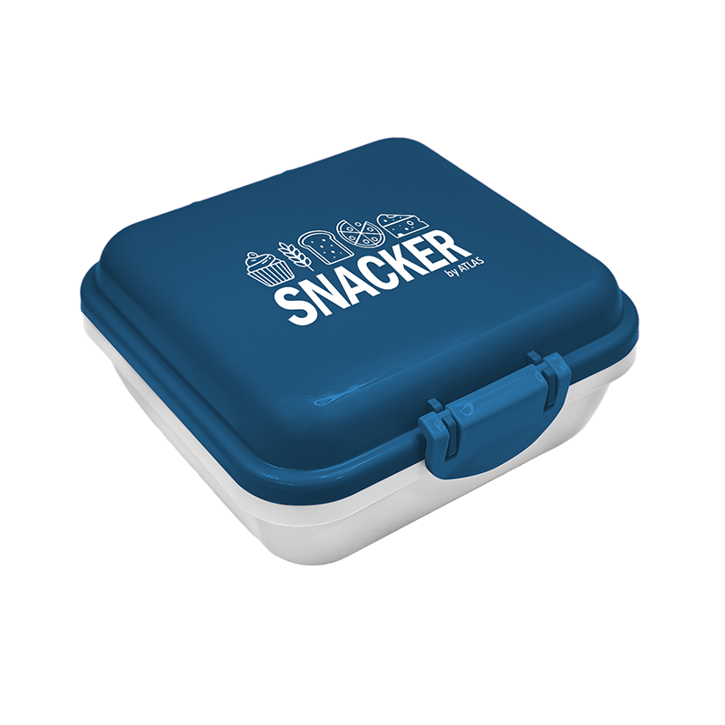 Atlas Lunch Box Snacker-0036 - Compact BPA-Free Snack Box |AFORALL