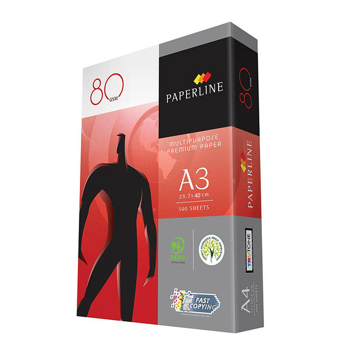 Paperline A3 Photocopy Paper 80 GSM Premium Printing Paper |AFORALL