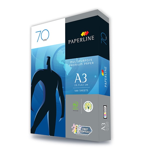 Paperline A3 Photocopy Paper 70 GSM-Smooth Printing Paper |AFORALL