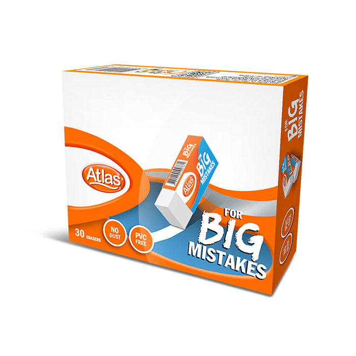 ATL Eraser AH30 Big Mistake Large Clean-Erase Stationery |AFORALL