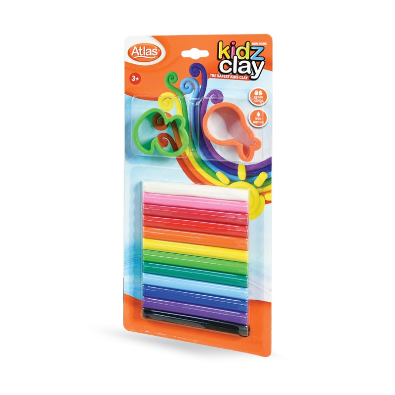 ATLAS Clay Activity Set Small Creative Modeling Clay Kit for Kids |AFORALL