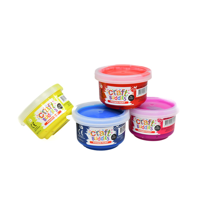 Finger Paints 6 Pack 30ML Safe & Washable Kids Paints |AFORALL