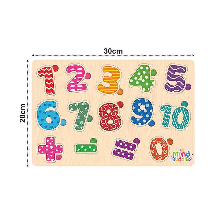 Wooden Puzzle Counting Numbers for Kids Educational Number Toy |AFORALL