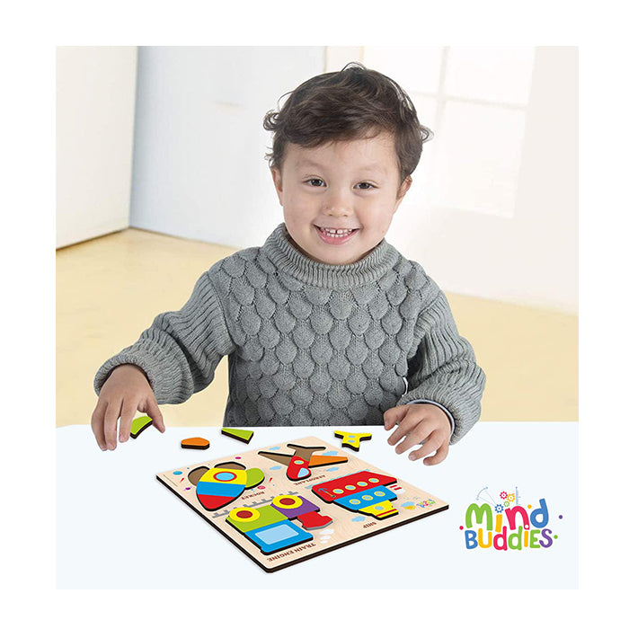 3D Transport Puzzle for Kids Educational Vehicle Puzzle Toy |AFORALL