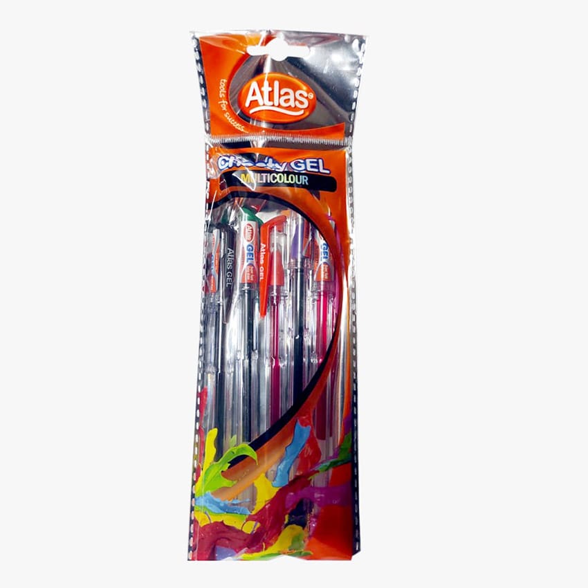 ATLAS Chooty Gel Pen Multicolor Pack of 5 | AFORALL