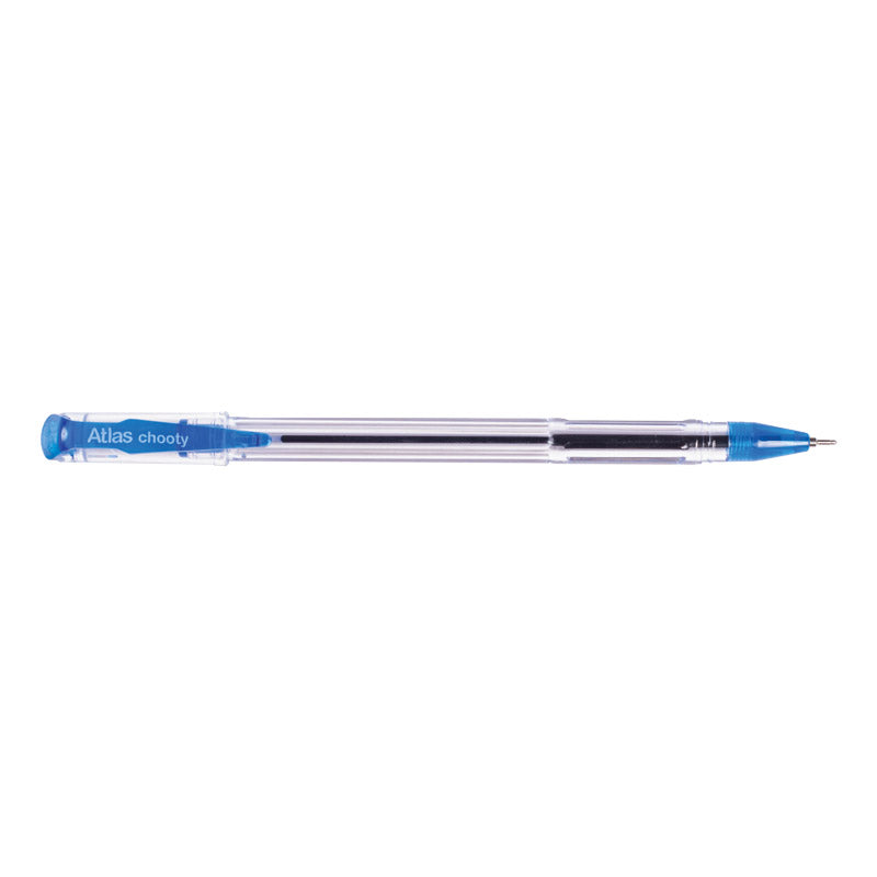 ATLAS Chooty Blue Pen Smooth Writing Ball Pen for Students & Office |AFORALL