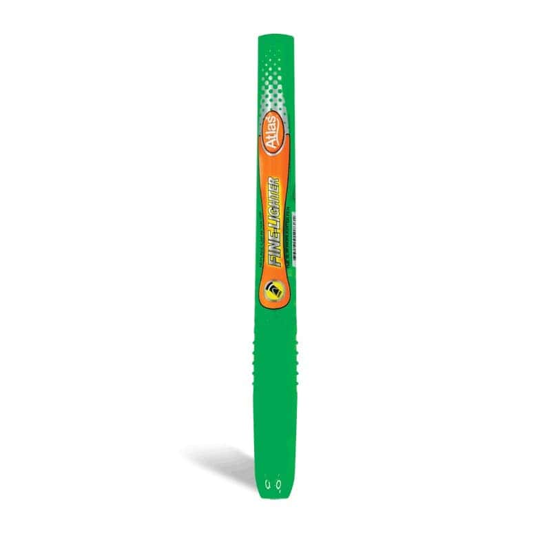 ATL Finelighter Green Smooth Fluorescent Highlighter Pen |AFORALL