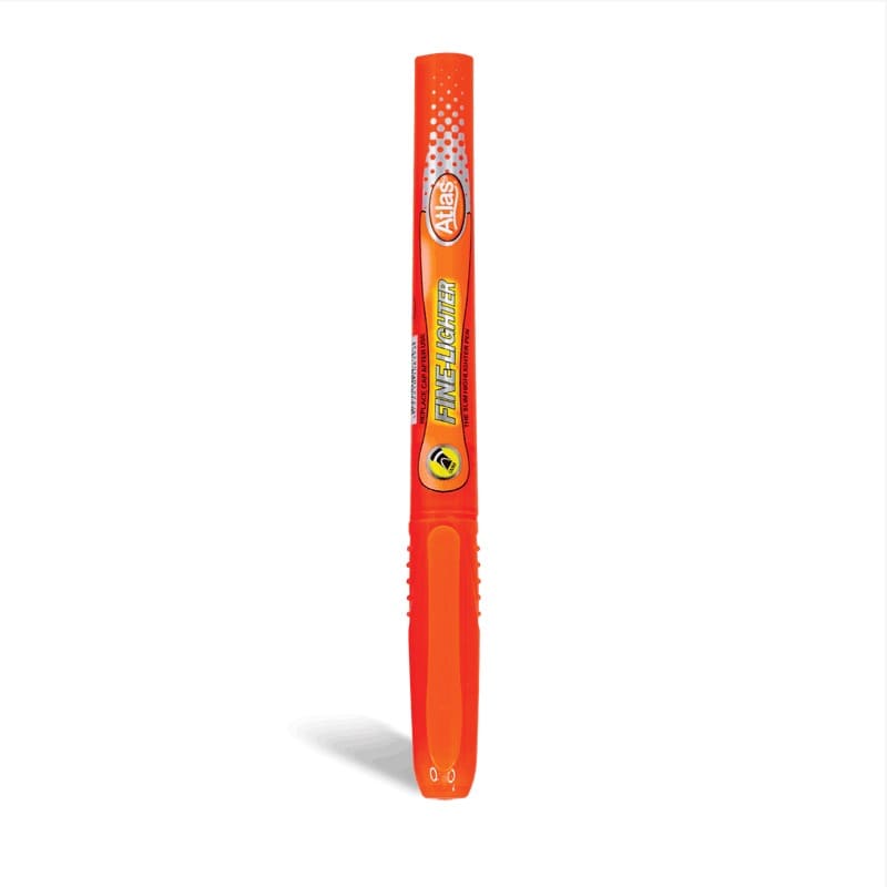 ATL Finelighter Orange-Bright Fluorescent Highlighter Pen |AFORALL