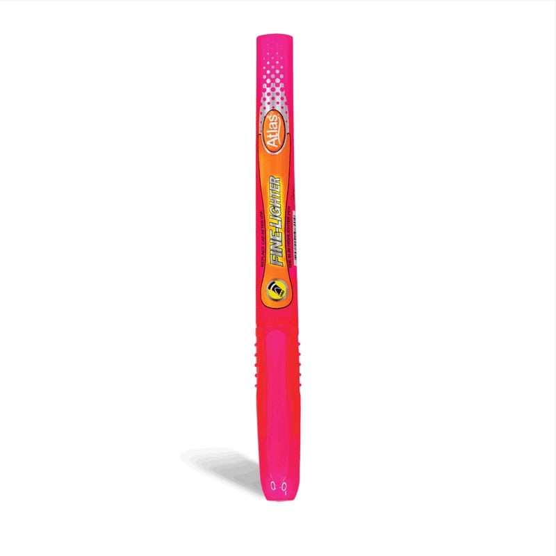 ATL Finelighter Pink | Bright Fluorescent Highlighter Pen – AFORALL