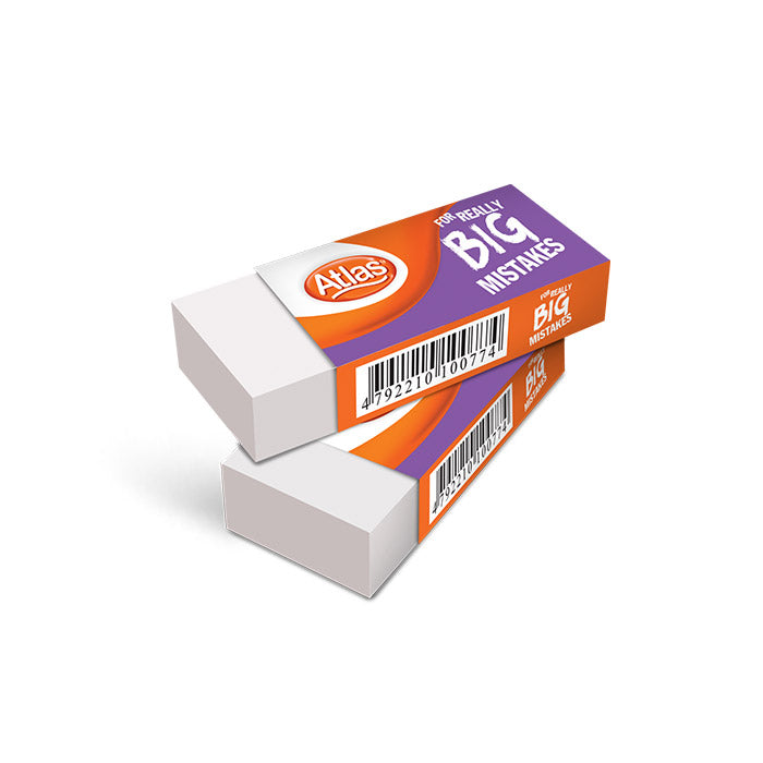 ATL Eraser AH30 Real Big Mistake 3-in-1 | Large Multi-Use Eraser – AFORALL