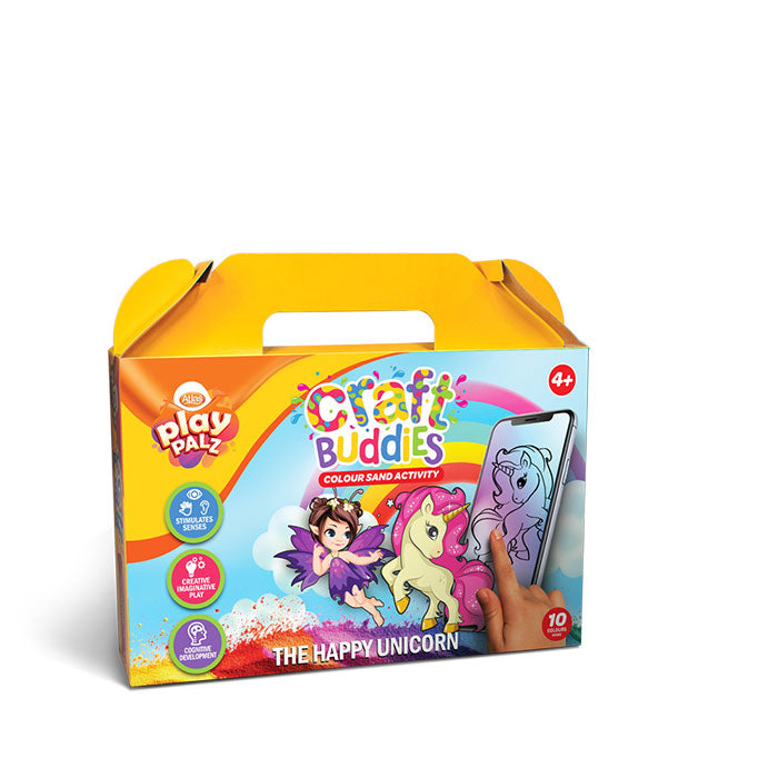 Coloursand Activity Pack – The Happy Unicorn | Creative Sand Art for Kids | AFORALL